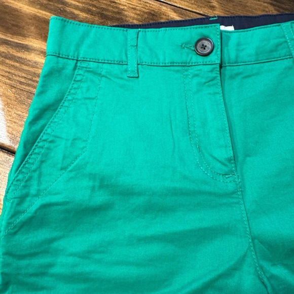 Boden Richard Flat Front Cotton Kelly Green 9” Shorts 8 - Picture 2 of 7